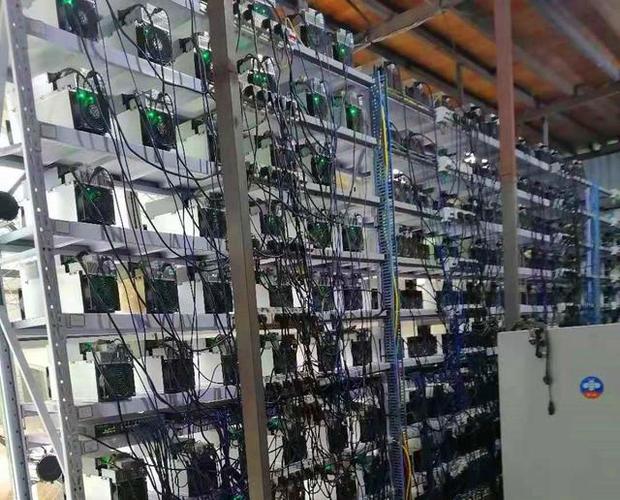 A high-efficiency miner in action, optimizing Bitcoin and Ethereum yields in a Dutch setup