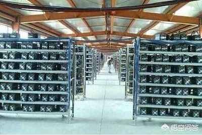 Solar panels powering a mining farm