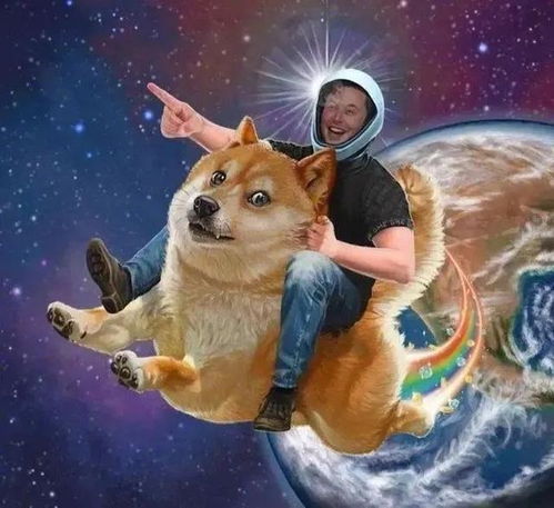 A playful depiction symbolizing the rise of Dogecoin in the crypto mining space